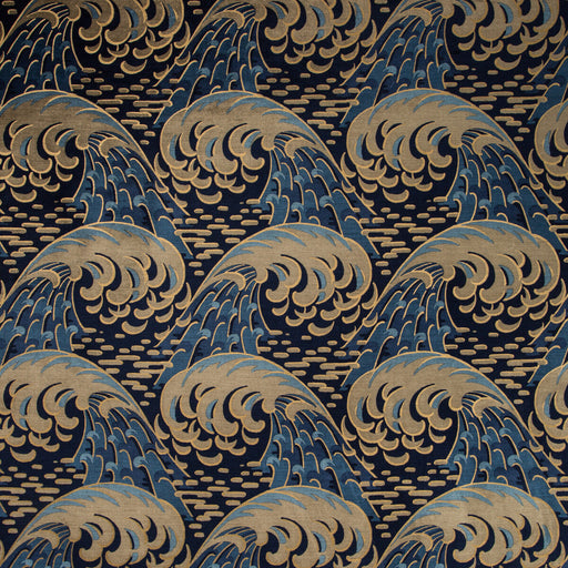 KRAVET COUTURE - KAIYOU- INDIGO - Fabric by the Yard INDIGO