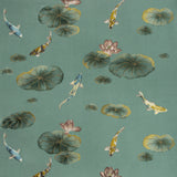KRAVET COUTURE - LOTUS POND- SAGE - Fabric by the Yard