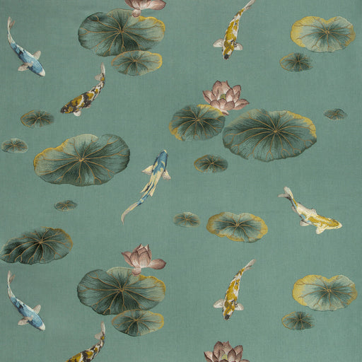 KRAVET COUTURE - LOTUS POND- SAGE - Fabric by the Yard SAGE