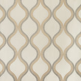 KRAVET COUTURE - WANDERING- GREIGE - Fabric by the Yard