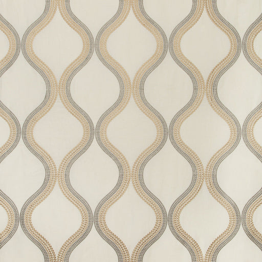 KRAVET COUTURE - WANDERING- GREIGE - Fabric by the Yard GREIGE
