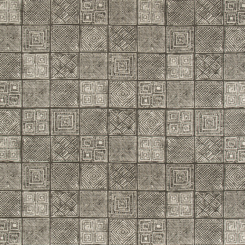 KRAVET COUTURE - STITCH RESIST- CHARCOAL - Fabric by the Yard CHARCOAL