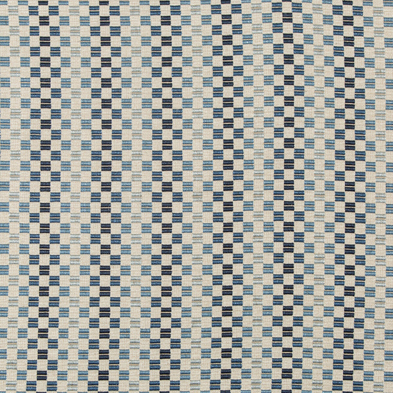 KRAVET COUTURE - VERNAZZA- INDIGO - Fabric by the Yard INDIGO