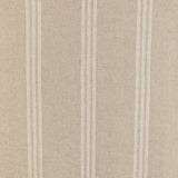 KRAVET COUTURE - KARPHI STRIPE- FLAX - Fabric by the Yard