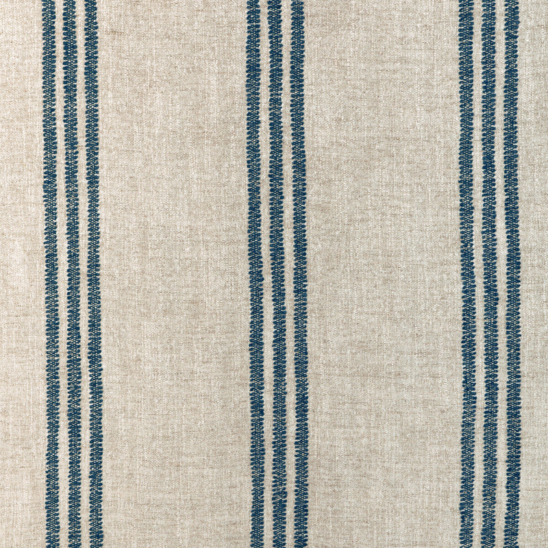 KRAVET COUTURE - KARPHI STRIPE- LAPIS - Fabric by the Yard LAPIS