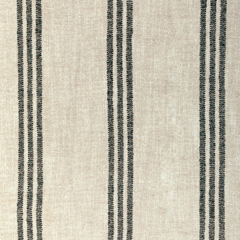 KRAVET COUTURE - KARPHI STRIPE- CHARCOAL - Fabric by the Yard CHARCOAL
