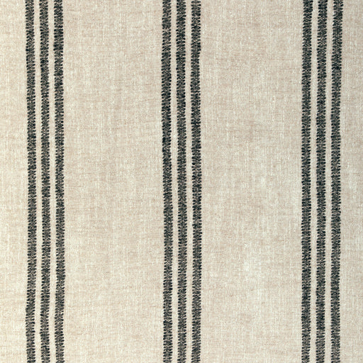 KRAVET COUTURE - KARPHI STRIPE- CHARCOAL - Fabric by the Yard CHARCOAL