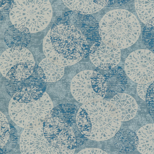 KRAVET BASICS - RINGSEND- WATER - Fabric by the Yard WATER