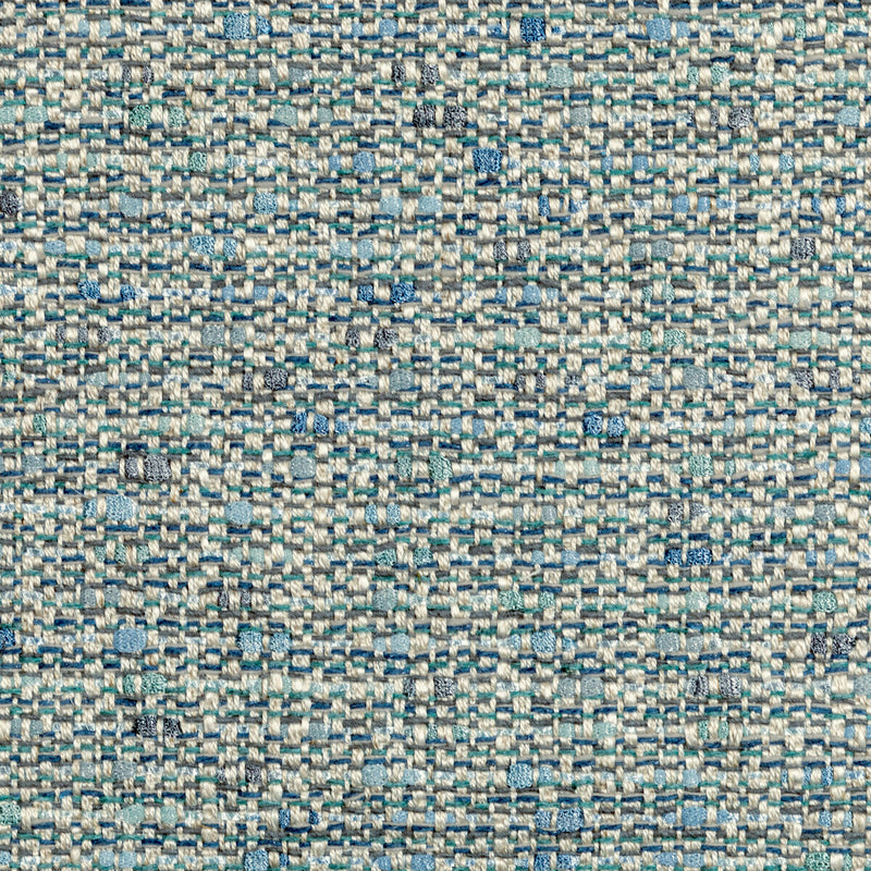 KRAVET COUTURE - NATURALIST- AQUA - Fabric by the Yard AQUA