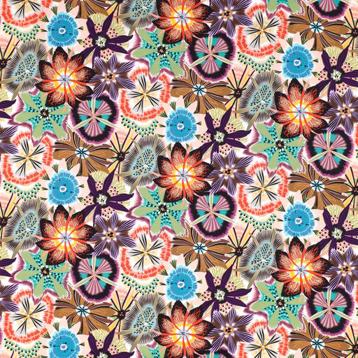 KRAVET COUTURE - 36181 - PASSIFLORA - Fabric By the Yard
