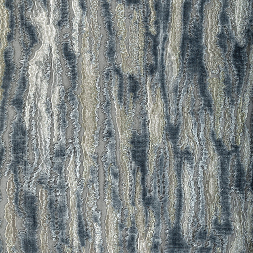 KRAVET COUTURE - VELVET WAVES- VAPOR BLUE - Fabric by the Yard VAPOR BLUE