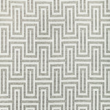 KRAVET COUTURE - GEO GLAM- IVORY PLATINUM - Fabric by the Yard