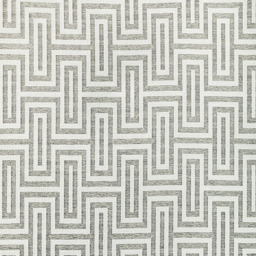 KRAVET COUTURE - GEO GLAM- IVORY PLATINUM - Fabric by the Yard IVORY PLATINUM