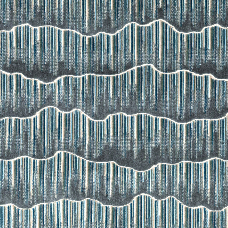 KRAVET COUTURE - MOUNTAINSCAPE- CHAMBRAY - Fabric by the Yard CHAMBRAY