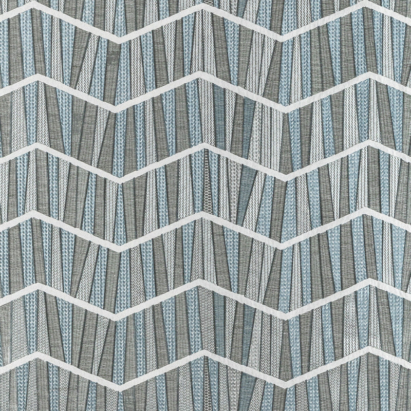 KRAVET COUTURE - RIGHT ANGLES- CHAMBRAY - Fabric by the Yard CHAMBRAY