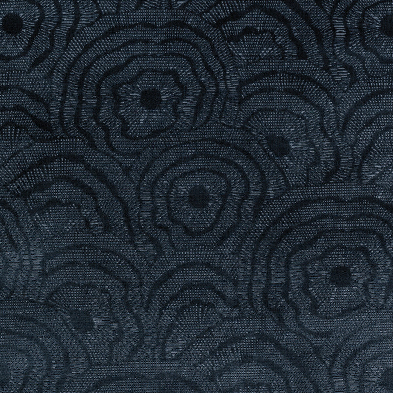 KRAVET COUTURE - PANACHE VELVET- INK - Fabric by the Yard INK