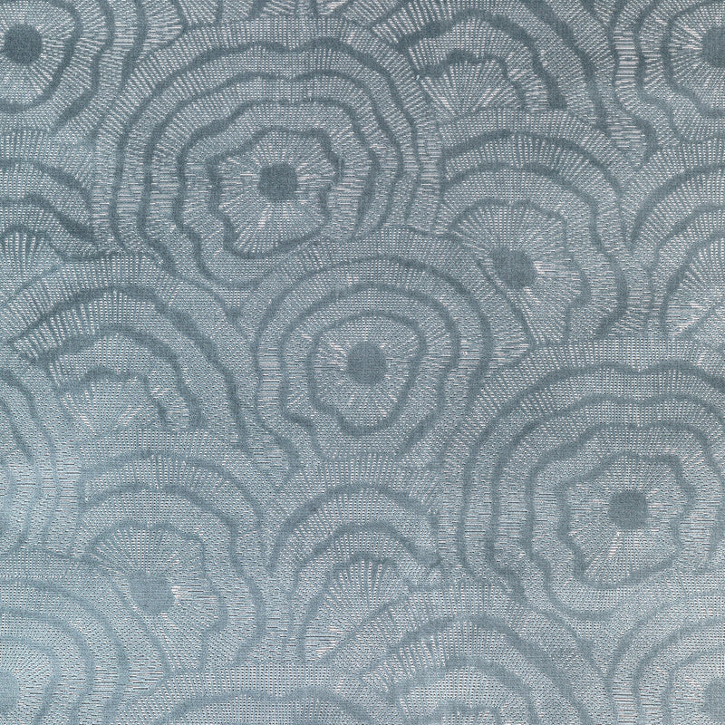 KRAVET COUTURE - PANACHE VELVET- CHAMBRAY - Fabric by the Yard CHAMBRAY
