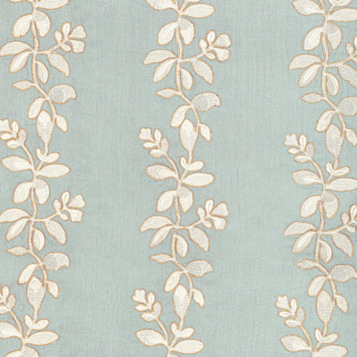 KRAVET COUTURE - GINGERFLOWER- CELESTE - Fabric by the Yard CELESTE