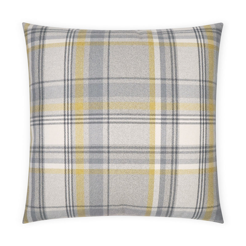 Tartan Pillow - Charcoal - DV Kap