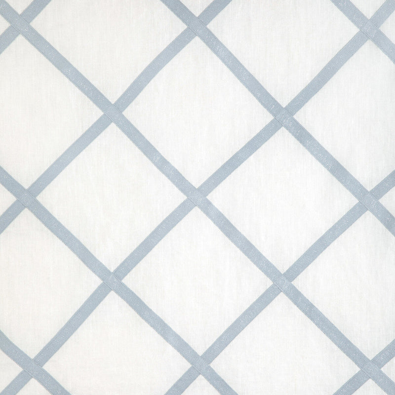 KRAVET DESIGN - CRISSCROSS LUXE- SEAMIST - Fabric by the Yard SEAMIST
