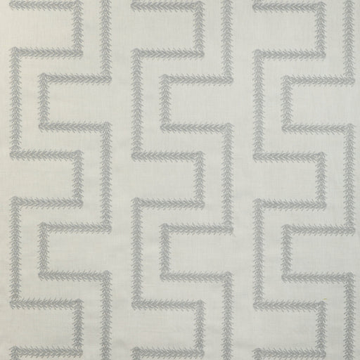 KRAVET DESIGN - ROMAN FRET- GREY - Fabric by the Yard GREY