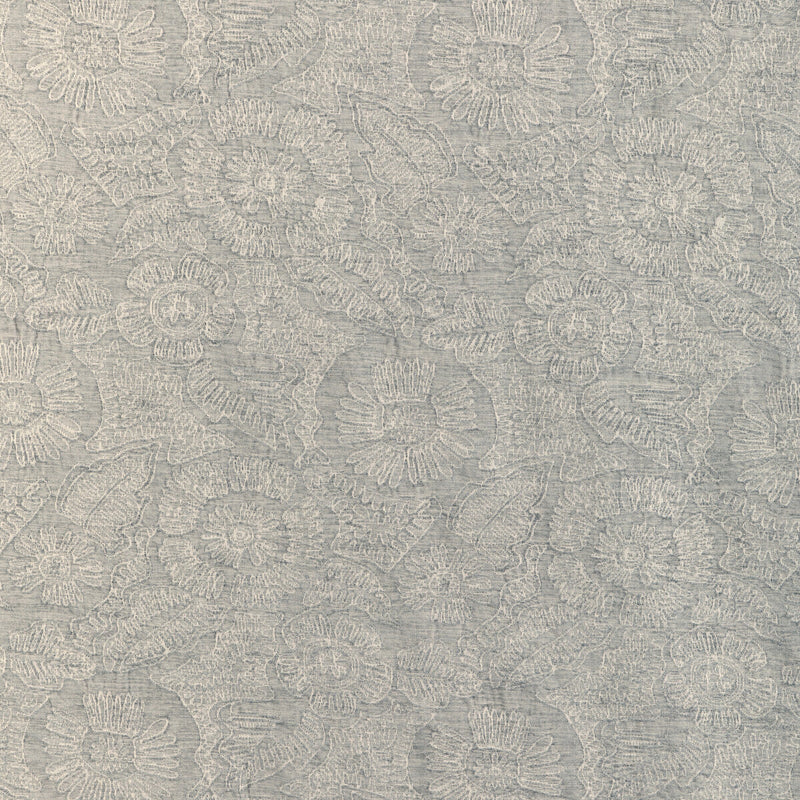 KRAVET COUTURE - CHENILLE BLOOM- DOVE - Fabric by the Yard DOVE