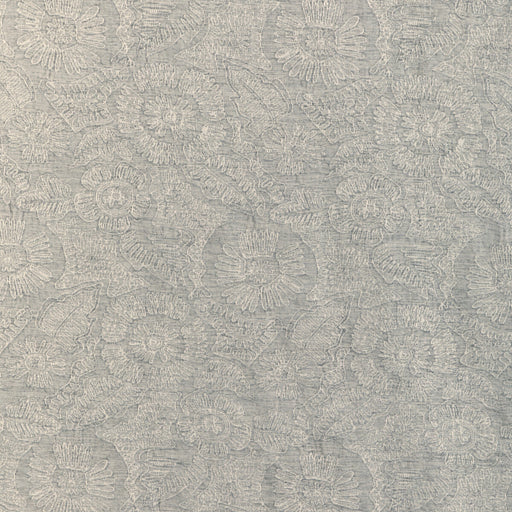 KRAVET COUTURE - CHENILLE BLOOM- DOVE - Fabric by the Yard DOVE