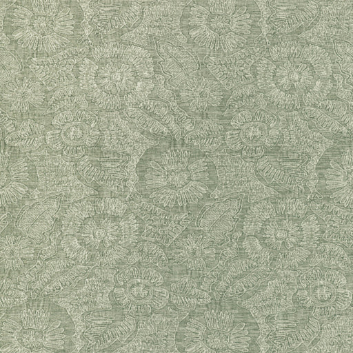 KRAVET COUTURE - CHENILLE BLOOM- SAGE - Fabric by the Yard SAGE