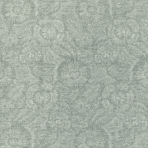 KRAVET COUTURE - CHENILLE BLOOM- SEAGLASS - Fabric by the Yard SEAGLASS