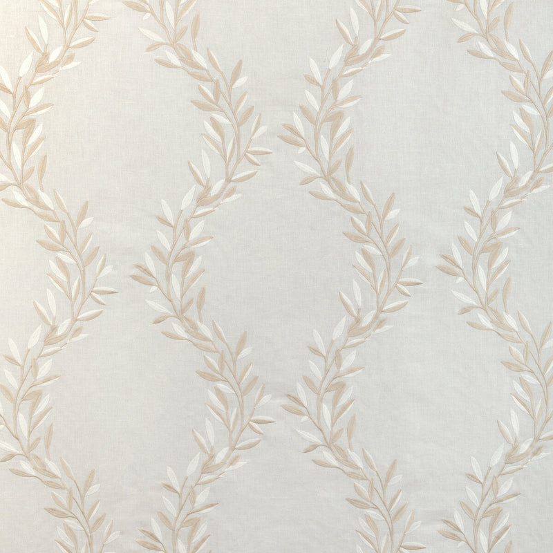 KRAVET DESIGN - LEAF FRAME- IVORY - Fabric by the Yard IVORY