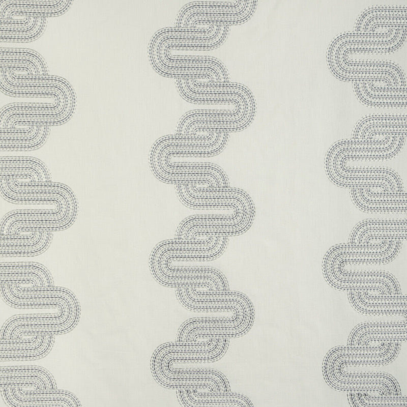 KRAVET DESIGN - CLOUD CHAIN- GREY - Fabric by the Yard GREY