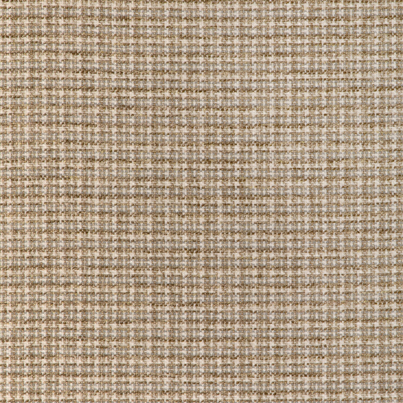 KRAVET BASICS - ARIA CHECK- RATTAN - Fabric by the Yard RATTAN