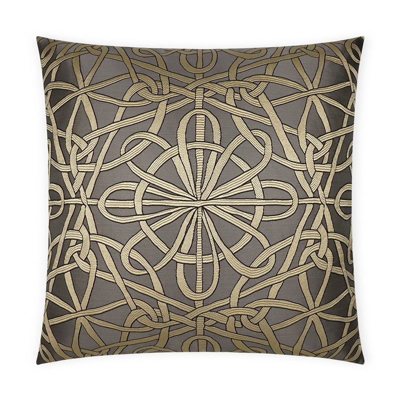 Slip Knot Pillow - Charcoal - DV Kap