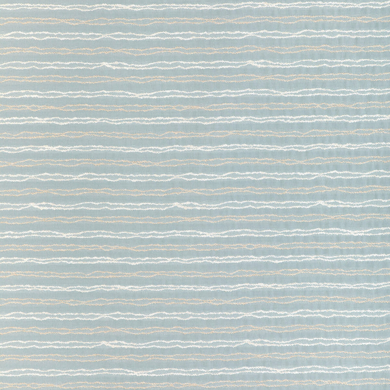 KRAVET DESIGN - WAVE LENGTH- SKY - Fabric by the Yard SKY