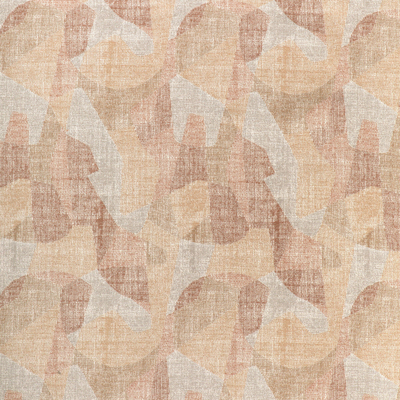 KRAVET COUTURE - OUTCROP- TERRACOTTA - Fabric by the Yard TERRACOTTA