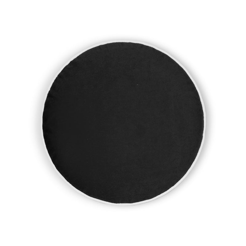 Posh Circle Pillow - Charcoal - DV Kap