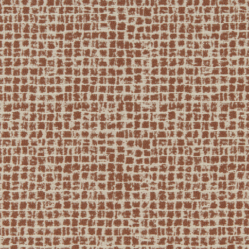 KRAVET CONTRACT - ZEN GRID- CLAY - Fabric by the Yard CLAY