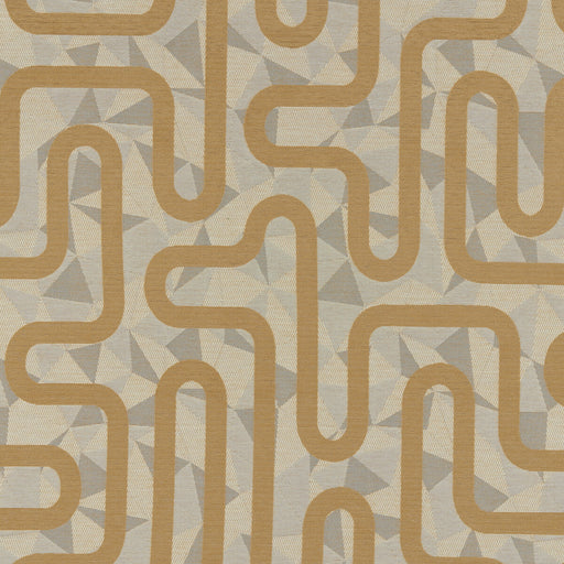 KRAVET CONTRACT - ROUNDABOUT- SAFFRON - Fabric by the Yard SAFFRON