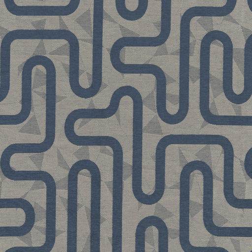 KRAVET CONTRACT - ROUNDABOUT- MIDNIGHT - Fabric by the Yard MIDNIGHT