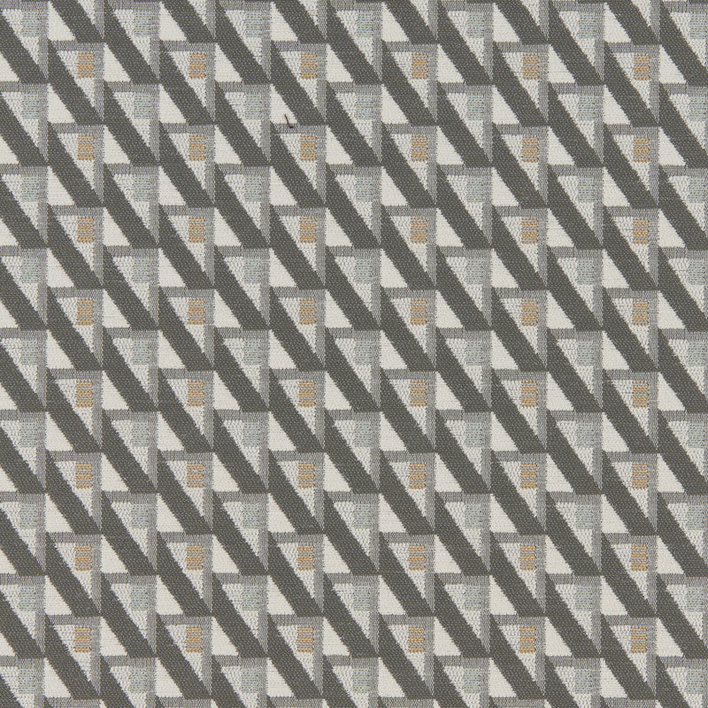 KRAVET CONTRACT - SQUARE ROOT- PEWTER - Fabric by the Yard PEWTER