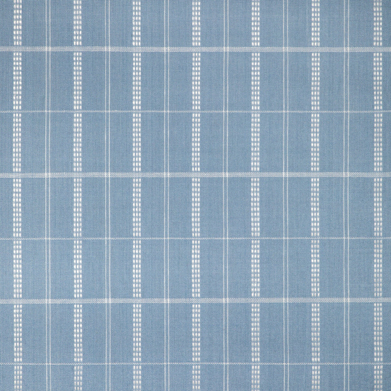 KRAVET COUTURE - AGATTI CHECK- SKY - Fabric by the Yard SKY