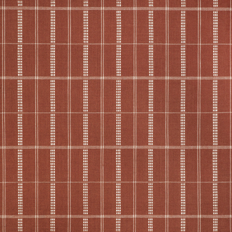 KRAVET COUTURE - AGATTI CHECK- CLAY - Fabric by the Yard CLAY