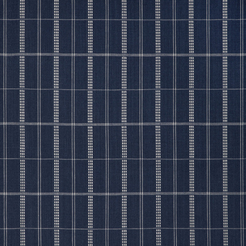KRAVET COUTURE - AGATTI CHECK- MARINE - Fabric by the Yard MARINE
