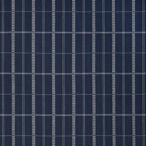 KRAVET COUTURE - AGATTI CHECK- MARINE - Fabric by the Yard MARINE