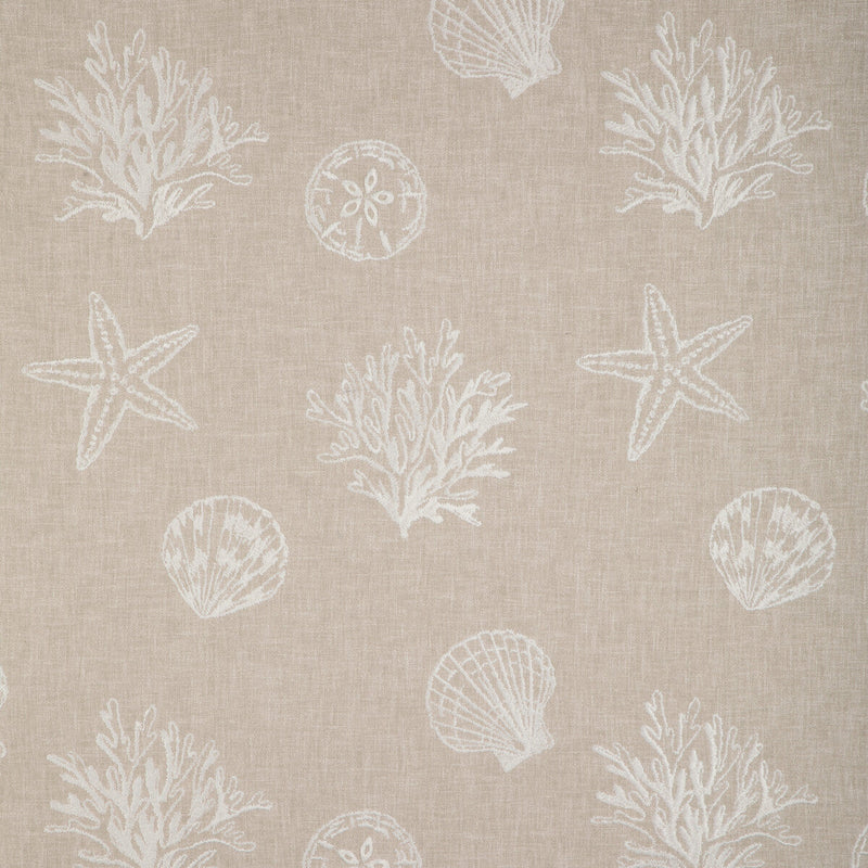 KRAVET DESIGN - SHELL ISLE- LINEN - Fabric by the Yard LINEN