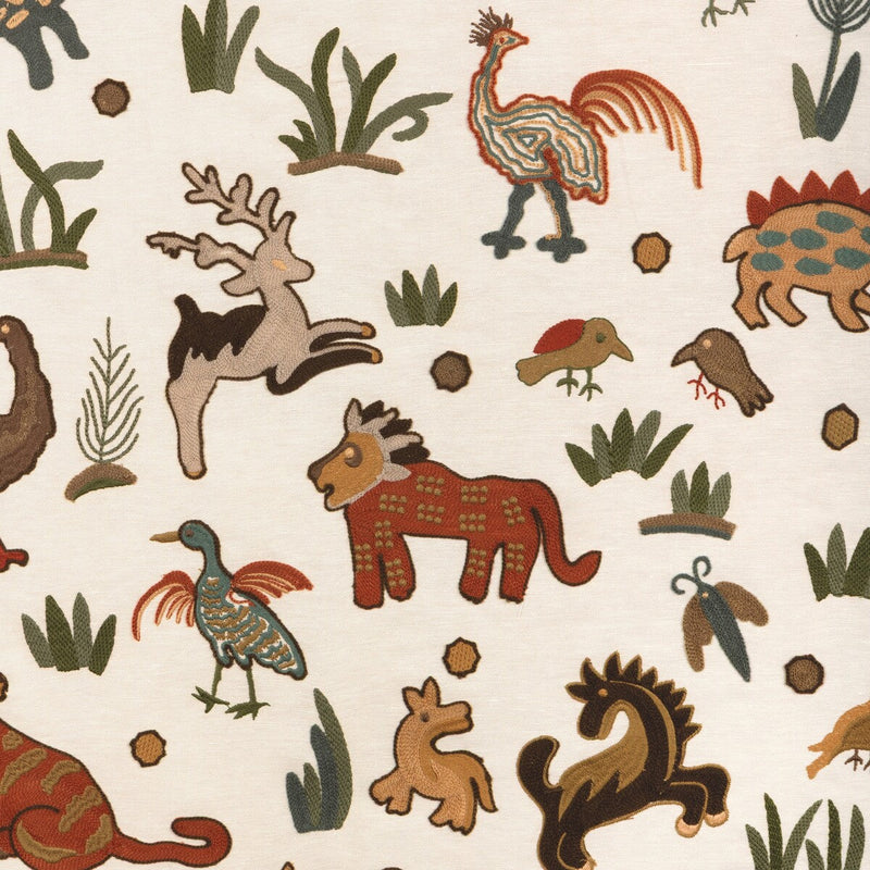 KRAVET COUTURE - DWELLERS- MULTI - Fabric by the Yard MULTI