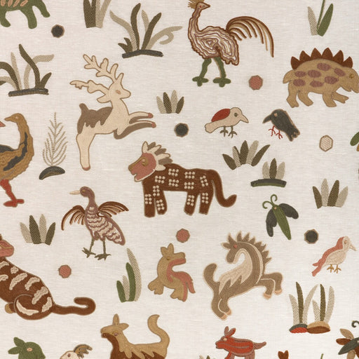 KRAVET COUTURE - DWELLERS- CLAY - Fabric by the Yard CLAY