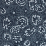 KRAVET COUTURE - ERIZO DE MAR- INDIGO - Fabric by the Yard