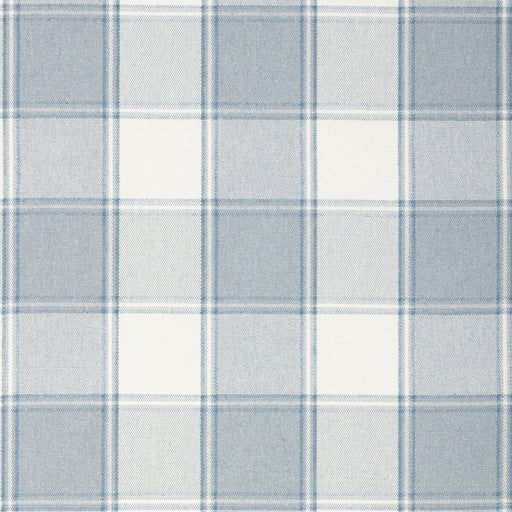 KRAVET COUTURE - NELSON PLAID - BLUE BAY - Fabric By The YARD