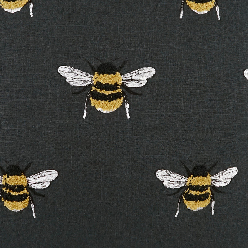Busy Bee - Charcoal - DV Kap - Fabric by the Yard